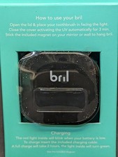 Bril UV Toothbrush Sterilizer Black USB Rechargeable