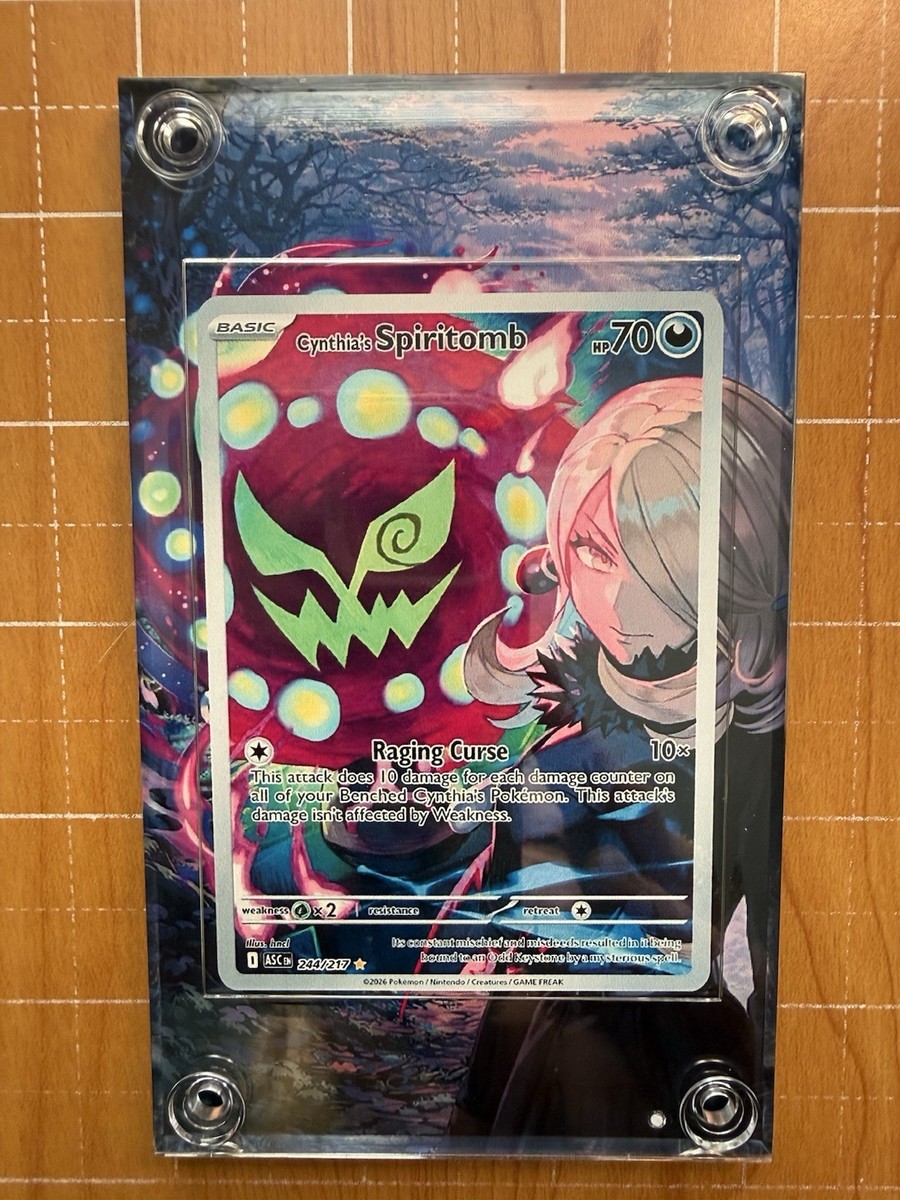 Cynthia's Spiritomb 244/217 Ascended Heroes Pokemon Extended Art