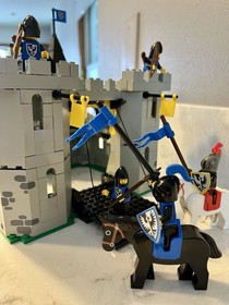 Vintage Playmobil 6074 Black Falcon&rsquo;s Fortress, All Parts, Box, Instructions