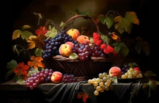 Classical Still Life Fruit Home Decor Wall Art Posters Canvas Prints  Painting