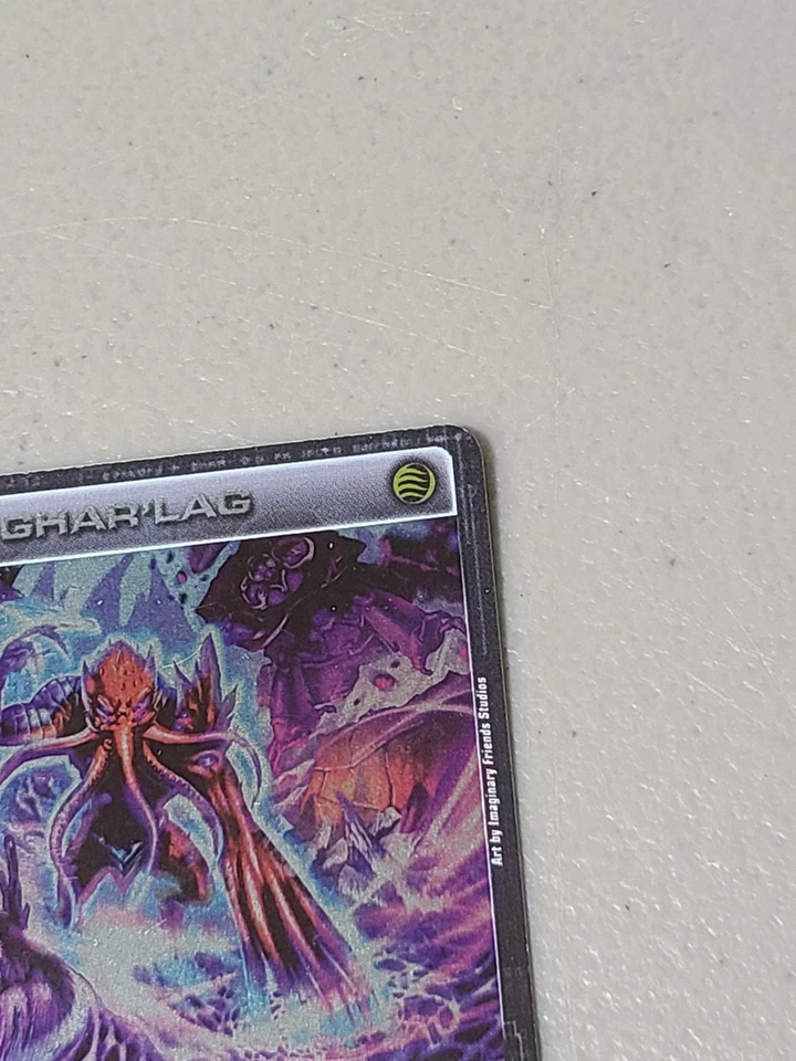 Chaotic TCG  Ghar'lag 36/100 FU 1st Ed 3 Max ECW Foil Rare - LP - Image 3 of 4