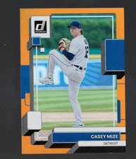 2022 Donruss #183 Casey Mize Orange Holo - Detroit Tigers + Free Heritage Card