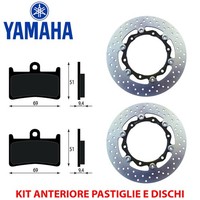 Satz BremsbelÄGe UND Bremsscheiben Vorne Yamaha T-MAX T MAX XP500 SV Abs...