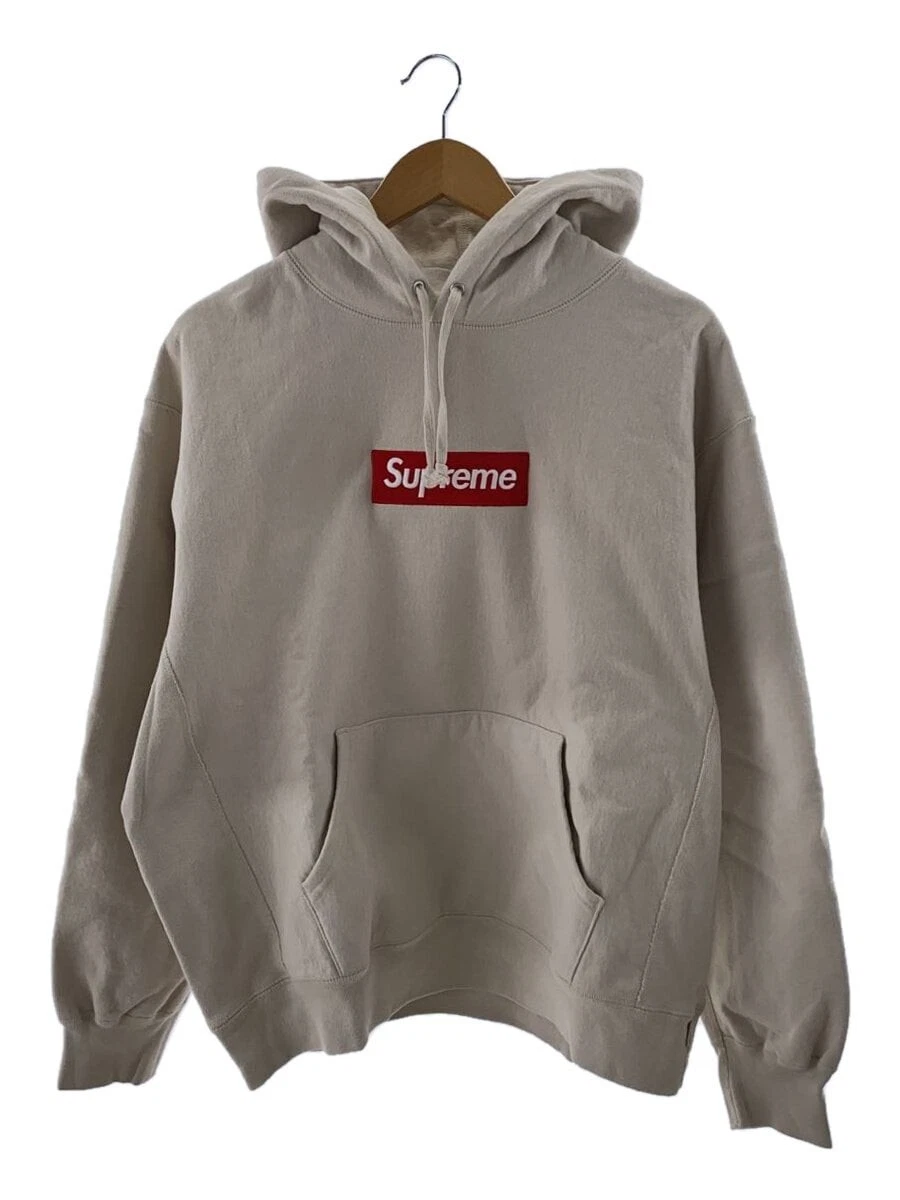 Sweat à capuche Supreme BOX LOGO beige M occasion