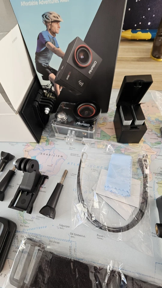 Akaso Ek7000 Pro Action Cam 4K 60fps Vlogging Camera - Bild 3 von 4