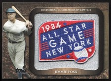 2009 Topps - Legends of the Game Manufactured Commemorative Patch Jimmie Foxx...