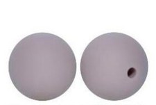 5 pc. Dusky Purple Silicone 15mm beads Food Grade silicone Solid 1211910102