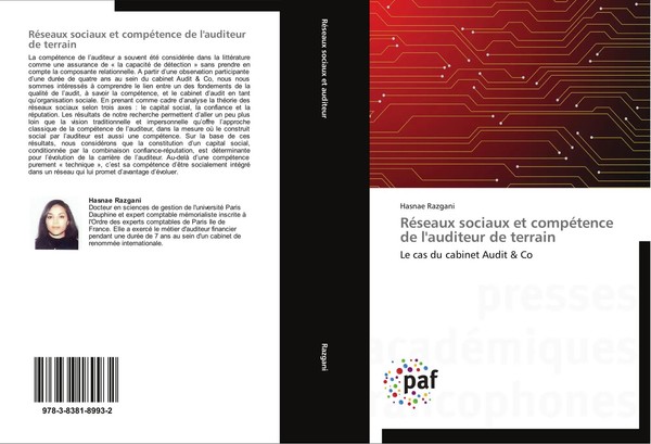Hasnae Razgani | RéSeaux Sociaux Et CompéTence De L'auditeur De Terrain | Buch-image