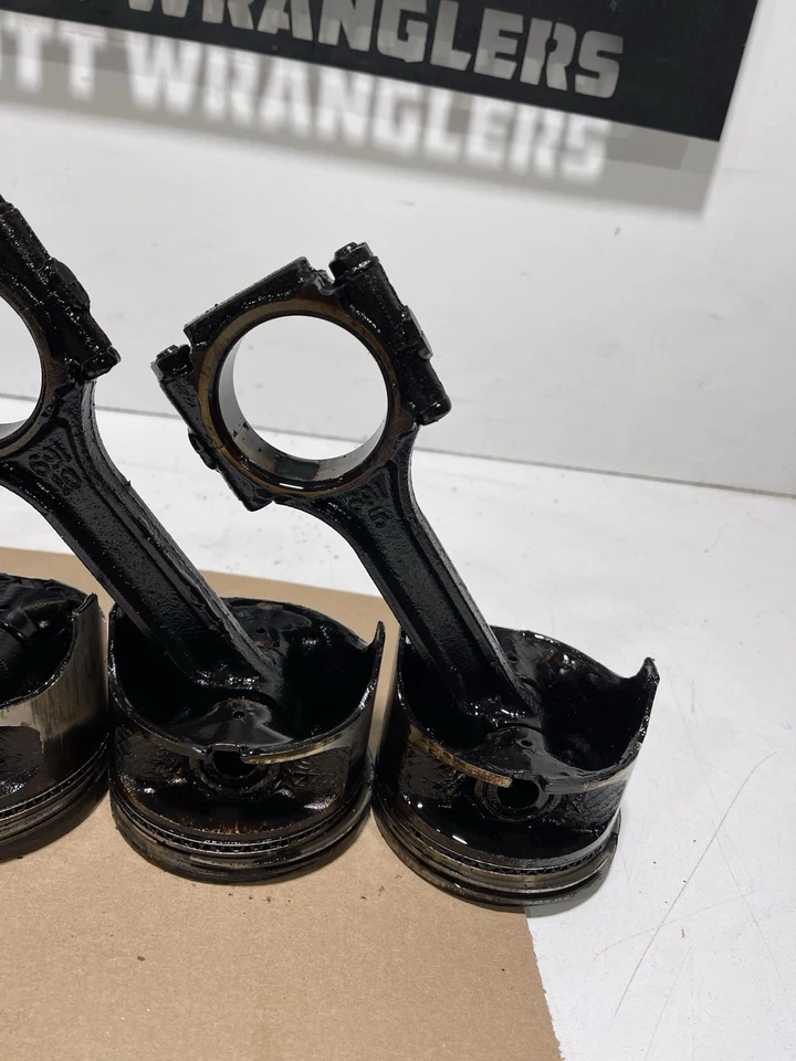 Set of 6 OEM 4.0 or 2.5 Standard Piston & Connecting Rods 97-06 Jeep TJ Wrangler - Image 4 of 4