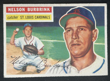 1956 Topps Nelson Burbrink #27 *ROOKIE CARD* EX. rookie card picture