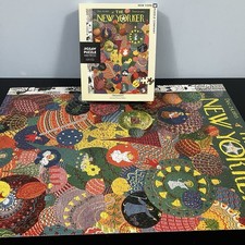 The New Yorker Ornaments 1000pc Jigsaw Puzzle New York Puzzle Co USA COMPLETE