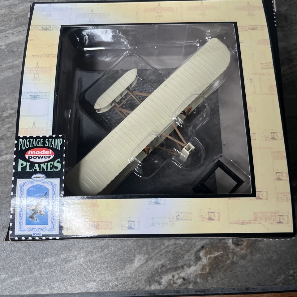 Model Power Postage Stamp Planes, 100 Years of Flight, No.5555 Wright Flyer - Image 3 of 4