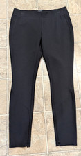 WHBM White House Black Market sz M knit Pants or Leggings black pull on 4624