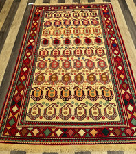 Wool Kilim Rug 123x195cm | Natural Dyed Flatweave Carpet Hand-Spun Wool