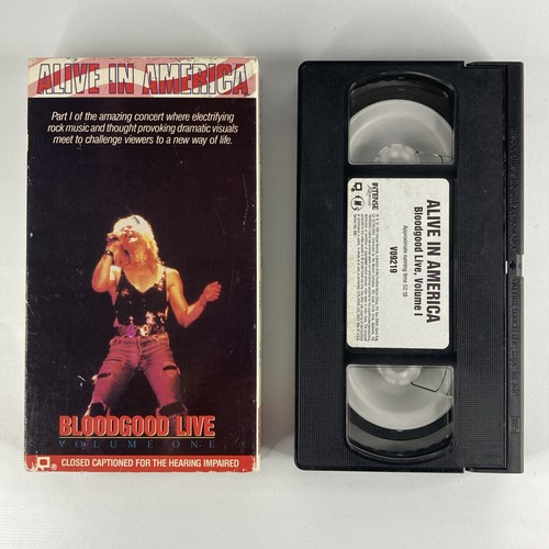 Bloodgood Live - Alive In America VHS 1990 Intense Records