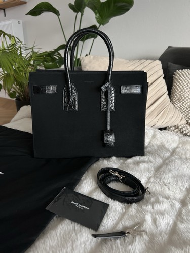 SAINT LAURENT Sac de Jour Bag Small Noir - Excellent Pre-Owned FULL SET