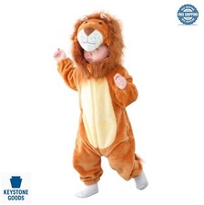 Baby Animal Costume Toddler Halloween Flannel Hooded Outfit Unisex Kids 4-5T
