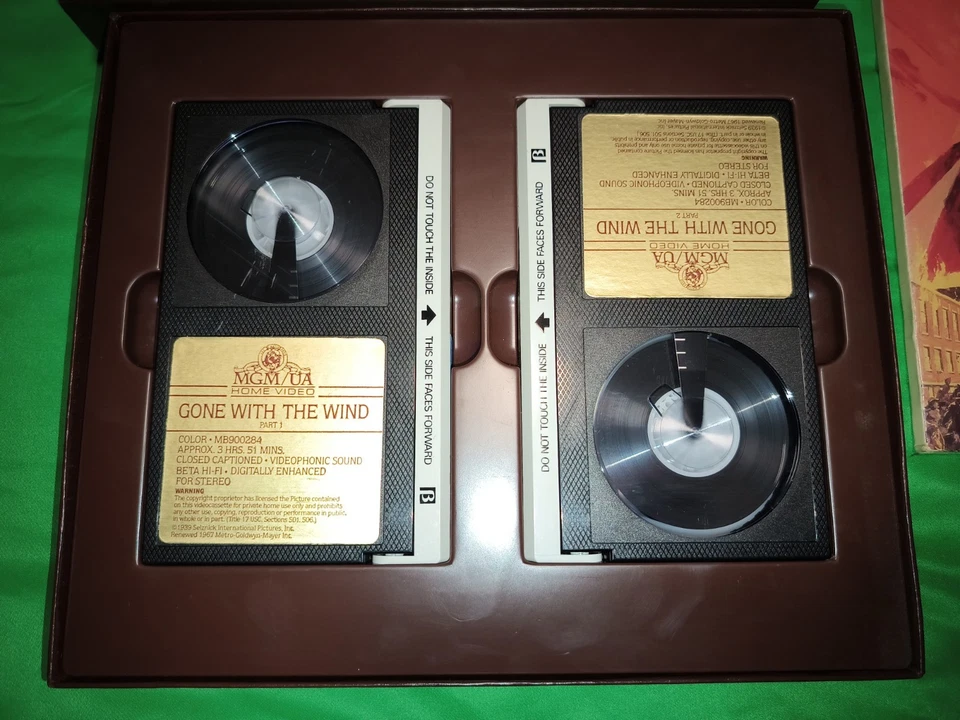 Gone with the Wind Laserdisc AND BetaMax Both Complete - Imagem 4 de 4