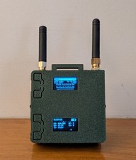 Meshtastic Meshcore Dual Heltec V3 Node with Dual External Antennas