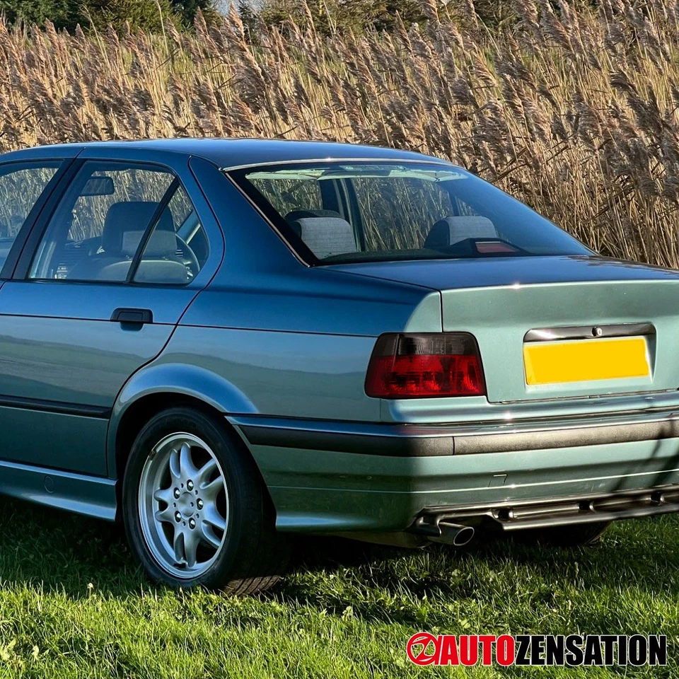 Fit 1992-1998 BMW E36 318i 325i 328i Sedan Red/Smoke Tail Lights Brake Lamps Foto 2 de 4