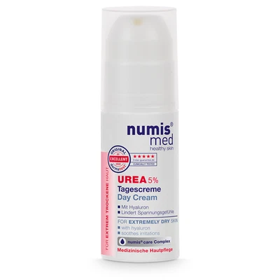 numis med Tagescreme 5% Urea - vegane Gesichtscreme - Gesicht Creme 1x 50 ml