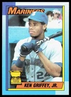 1990 Topps #336 Ken Griffey Jr. Gold Rookie Cup Card Seattle Mariners