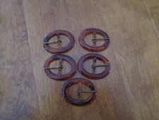 VINTAGE PRECISION BUCKLES LOT OF 5 IN ORIGINAL PACKAGE