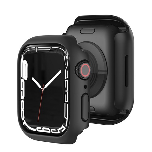 Étui de protection antichoc en TPU pour montre Apple Watch Series 7 GPS 45mm - Photo 2 sur 3