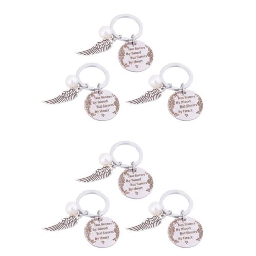6 Pcs Sœur Cadeau De vendu Soeur Sœur Porte-clés Confidente Porte-clés