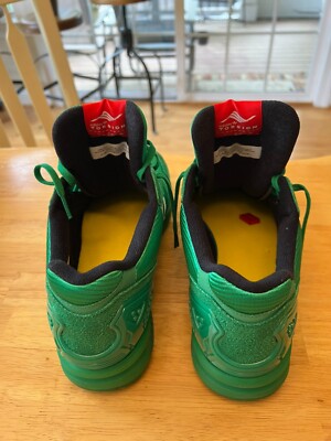 Adidas ZX 8000 LEGO Running Shoes Green Men's size US 10.5
