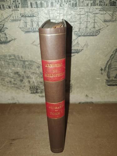 1870-3 ARMORIAL DU BIBLIOPHILE AVEC ILLUSTRATIONS VOL I COATS OF ARMS HERALDRY * - Picture 4 of 13