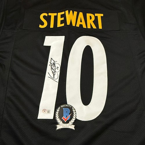 KORDELL STEWART SIGNED CUSTOM PITTSBURGH STEELERS JERSEY BECKETT BAS COA AC82486 - Picture 2 of 4
