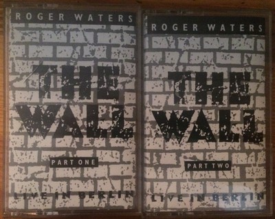The Wall Part 1 & 2 One & Two Roger Waters Cassette Tapes 2 Tape Set Light Wear