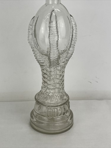 🔥 Vintage Dragon Claw Holding Egg Glass Soap Bottle Decanter 19th Century 14.5" - Picture 12 of 13