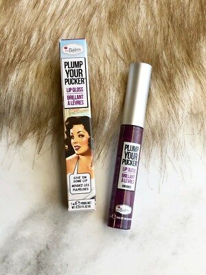 theBalm Plump Your Pucker Lip Gloss in Enhance NEW IN BOX
