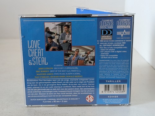 Video CD Love Cheat & Steal 1993 John Lithgow CDI 3DO Amiga CD32 VCD Free P&P - Photo 4/4