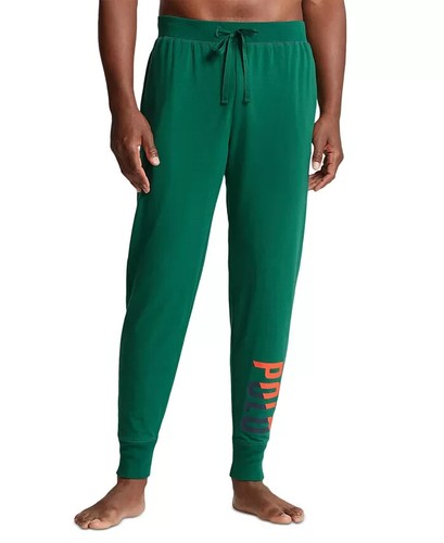 Polo Ralph Lauren Men's Logo Pajama Pants, Green, L - Bild 1 von 2