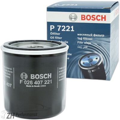 BOSCH P 7221 Ölfilter Service Inspektion für Peugeot 108 Citroen C1 Toyota Auris