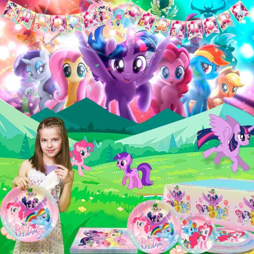 My Little Pony Birthday Party Supplies, 144 Pcs My Little Pony Decorations - Picture 3 of 10