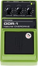 Nobels ODR-1 Natural Overdrive Pedal (bc), Distortion & Overdrive, Green, 1.96"H