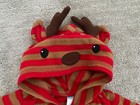 EUC Old Navy Baby Reindeer Fleece Hoodie Girl Boy 3-6m Runs Big Holiday Winter — photo 3