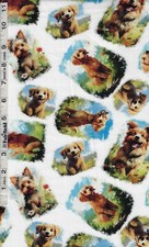 Furever Friends Doggone Cute Dogs by 3 Wishes Fabric bty