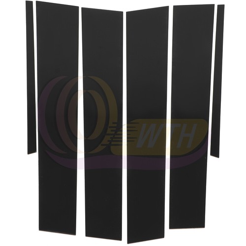 Kit de cubierta de moldura de puerta de postes de pilar negros brillantes de 6 piezas para Infiniti G35 4 puertas 2007-2015 - Imagen 3 de 7