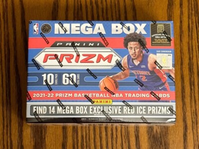 2021-22 Panini Prizm NBA Basketball Mega Box Brand New/Sealed (Red Ice Prizms)