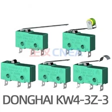1pc DONGHAI KW4-3Z-3 Micro Switch 3 Pins Automatic reset silver contacts