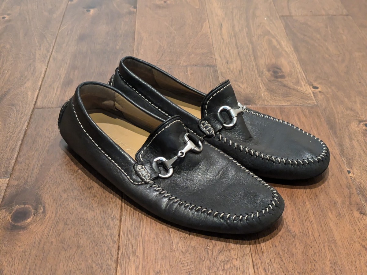 ROBERT ZUR Bit Loafer Amazonas Black Leather Slip On Men display picture 1