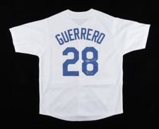 Pedro Guerrero Signed Los Angeles Dodgers Jersey Inscribd 