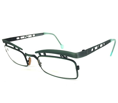 Vintage la Eyeworks Eyeglasses Frames CARUSO 423 Antique Rustic Green 50-25-130