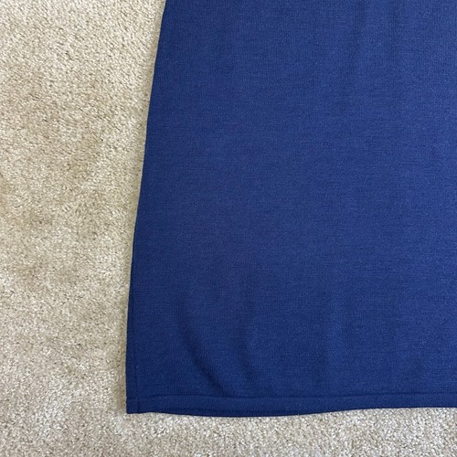 Lilly Pulitzer Womens Devlin Sweater Dress S Navy Blue Gold 100% Merino Wool - Picture 7 of 21