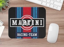 Martini Racing Team Black Mousepad Mouse Pad Gaming